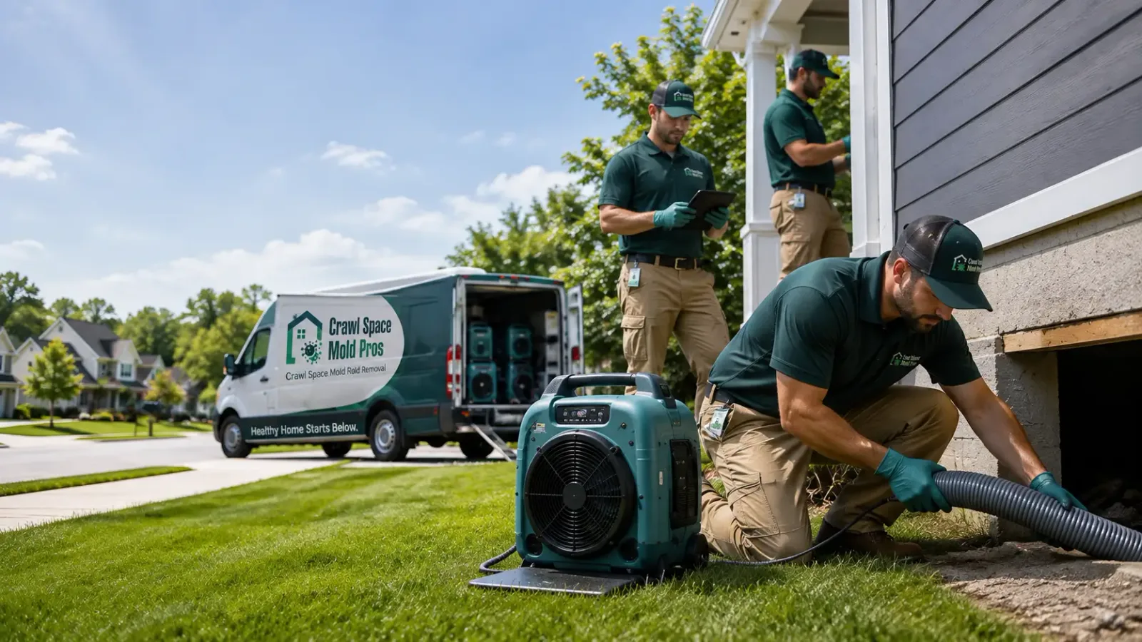 Crawl Space Mold Removal in Cumberland, WI